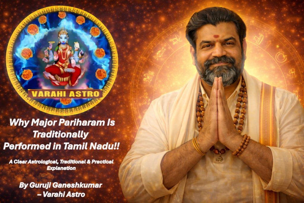 Why Major Pariharam Done at Tamilnadu?