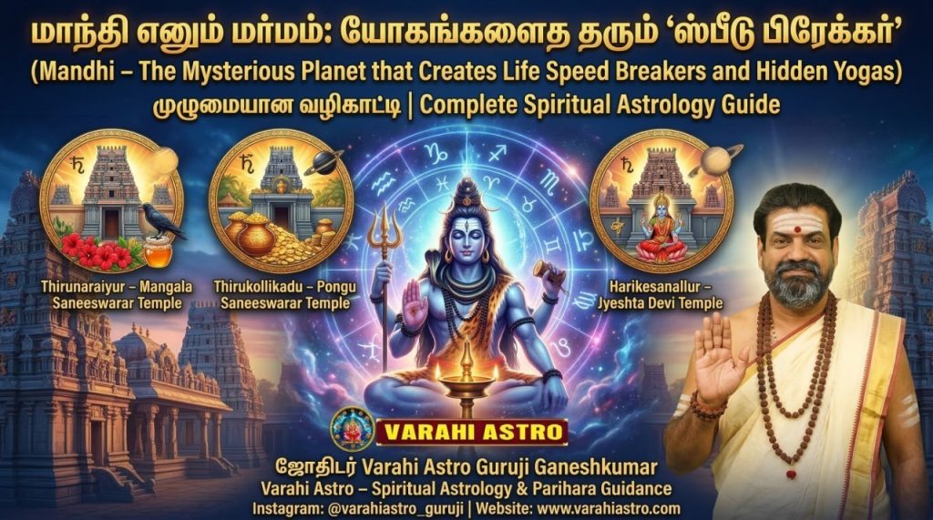 மாந்தி (குளிகன்) எனும் மர்மம்: உங்கள் யோகங்களைத் தடுக்கும் ‘ஸ்பீடு பிரேக்கர்’ இதுதானா? (முழுமையான வழிகாட்டி)