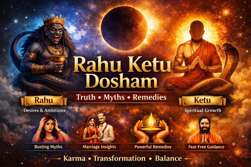 Rahu Ketu Dosham: Truth, Myths, Effects & Simple Remedies (Fear-Free Guide)